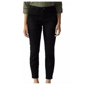 Social Standard by Sanctuary Women's Stretch Logan Utility Pants - Black